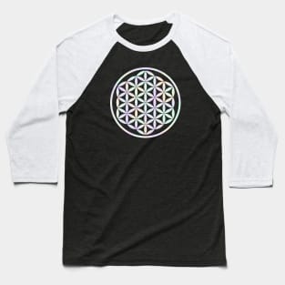 Flower of Life sacred Geometry Baseball T-Shirt